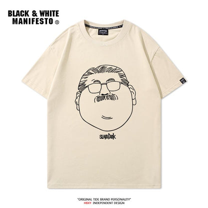 【人気ランキングNO.2】早い者勝ち　好感度UP おすすめ プリントロゴ　半袖 Tシャツ-A2356