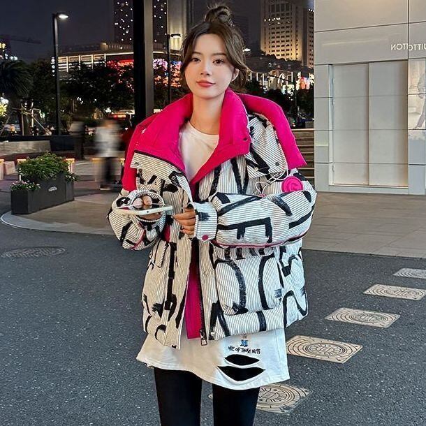 高級感溢れる スタイルアップ 美感いっぱい 2色選択 ダウンジャケットE-10592