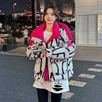 高級感溢れる スタイルアップ 美感いっぱい 2色選択 ダウンジャケットE-10592