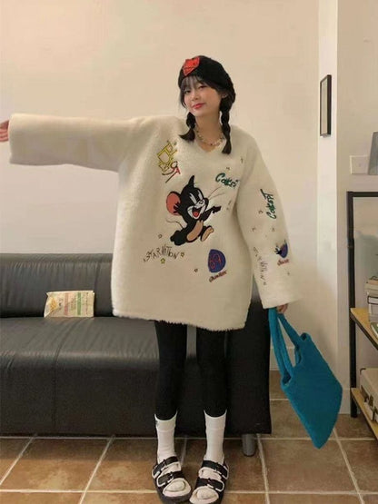 大好評  ファッション ラムスキンスウェットE-5291