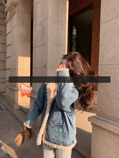 今季マストバイ 超人気  大人可愛い おしゃれ度高め スウィート  デニムジャケット E-12377