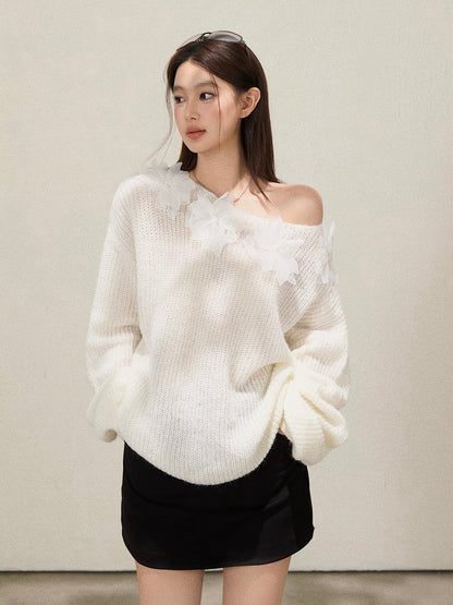 早い者勝ち 絶対欲しい 個性的なデザイン トレンドアイテム 2色選択 ニットセーター E-12191