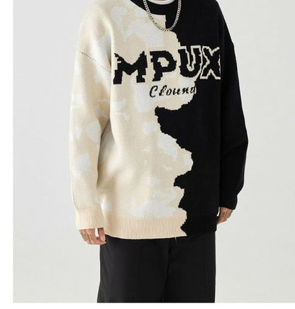 主役級 ファッション感満々 切り替え 2色選択 男女兼用 スウェットE-12540