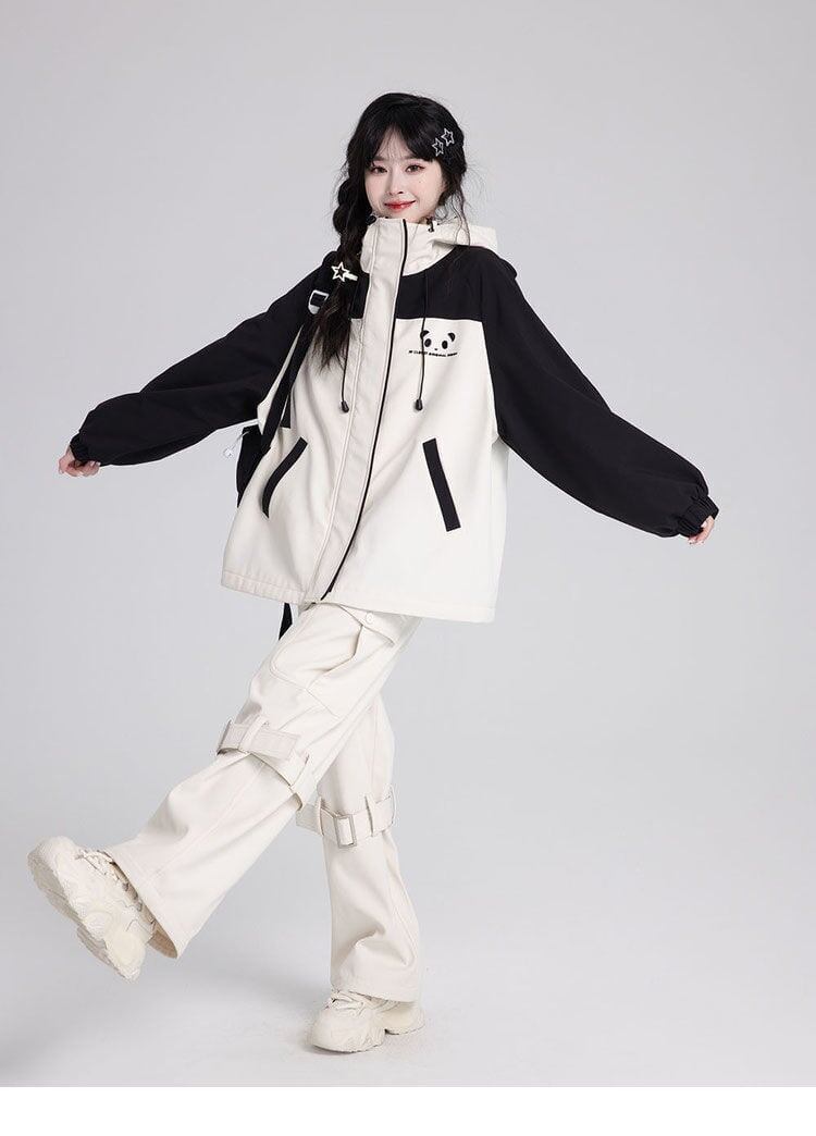 超人気商品 マウンテンジャケット全2色 パンダロゴ 男女兼用 コート E-4794