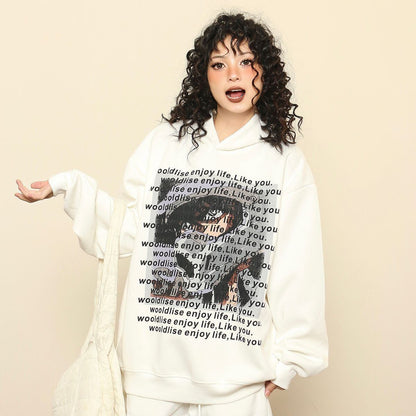 【裹起毛】今季も大流行 3色 プラスベルベット スウェット E-10263