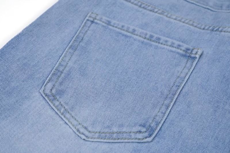 激安セール ファッション感満々 売り切れ必至 着回し力抜群 2色 デニム ワイドパンツE-12753