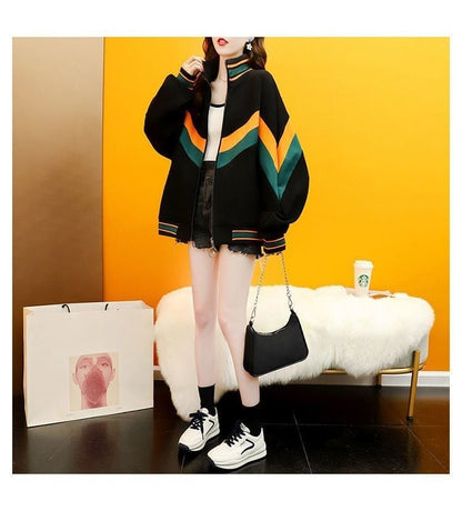 【裏起毛あり】主役級 シンプル ファッション 個性派 カーディガンE-6348