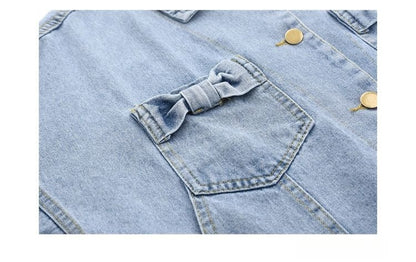 今季マストバイ ファッション ルーズ デニムジャケット<ins-6545>