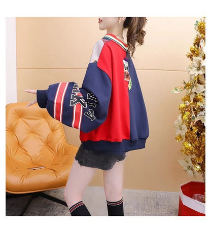 個性的なデザイン トレンドアイテム 2色選択 スウェット E-12296