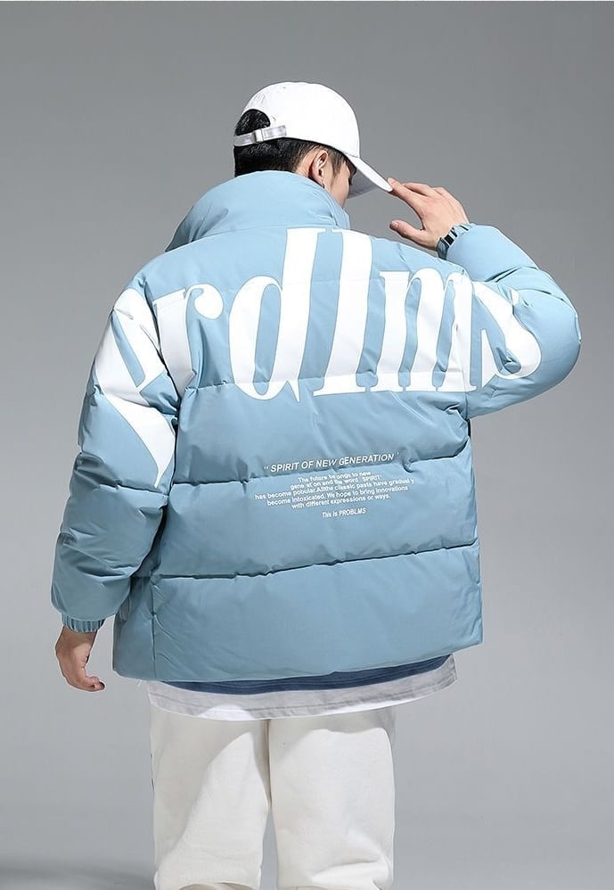 絶対流行 海外トレンド シンプル ダウンジャケットE-5893