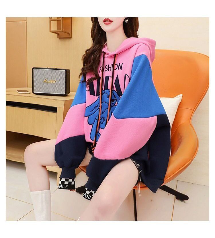 【裏起毛】 ファッション 超人気 個性派パーカーE-6370