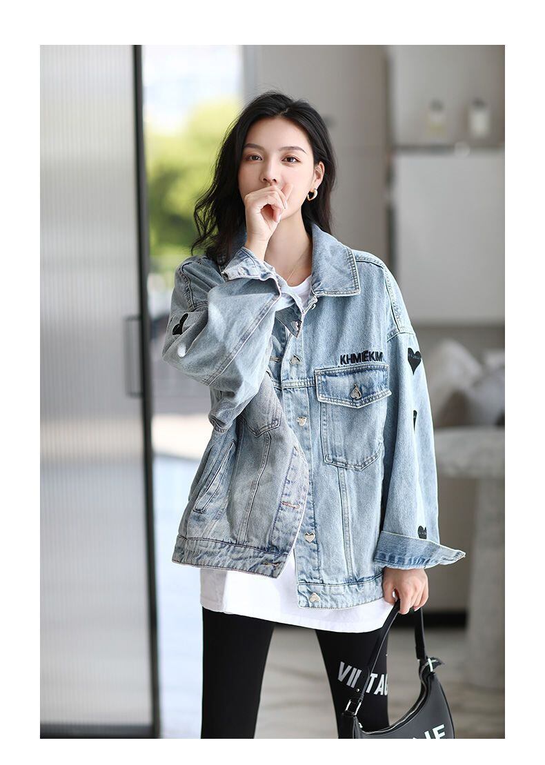 話題沸騰中 ファッション感満々 気質アップ デニム ジャケット E-9441