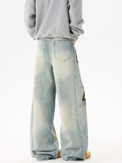 今季マストバイ 個性的なデザイン 絶対流行 着回し力抜群 デニム ワイドパンツE-12234