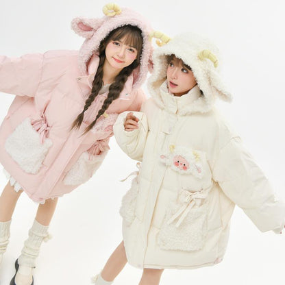 絶対欲しい 大人可愛い 柔らかくて優しい印象 ダウンジャケット E-10067