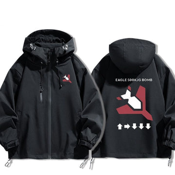 ファッション 撥水加工 全3色　3waysあり マウンテンパーカー -A2839