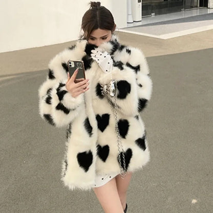 絶対欲しい 美人度アップもこもこボア厚手ジャケットE-12382