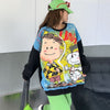 超人気 デザイン性抜群 絶対流行 スタイルアップ カジュアル プリント 4色選択 パーカーE-9381