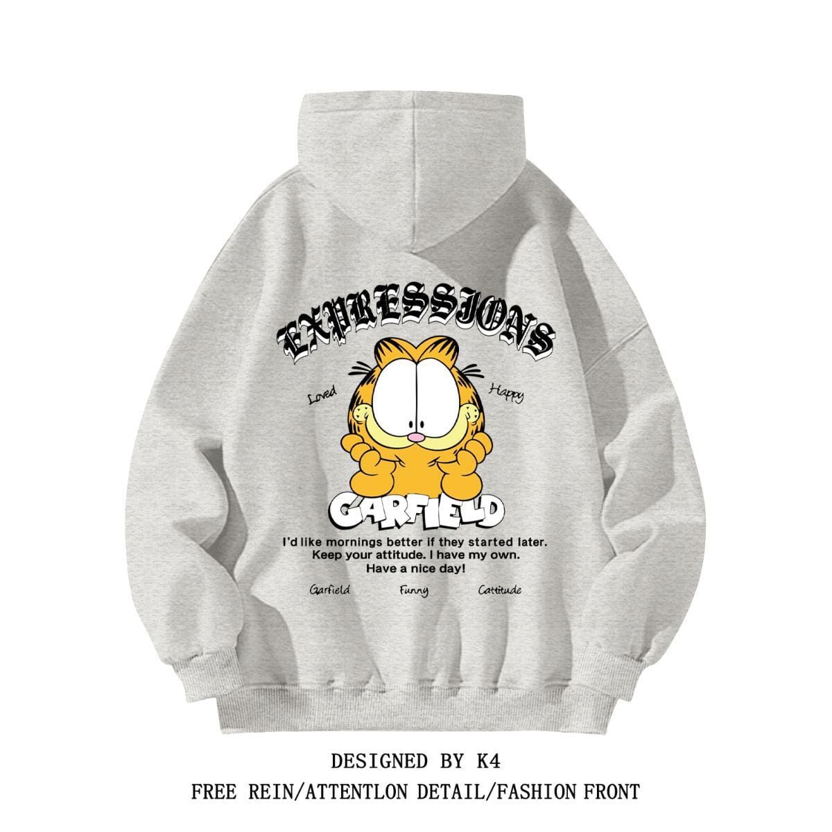 リッチ  話題沸騰中 カジュアル プリント 5色選択 男女兼用 パーカーE-12336