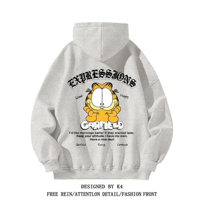 リッチ  話題沸騰中 カジュアル プリント 5色選択 男女兼用 パーカーE-12336