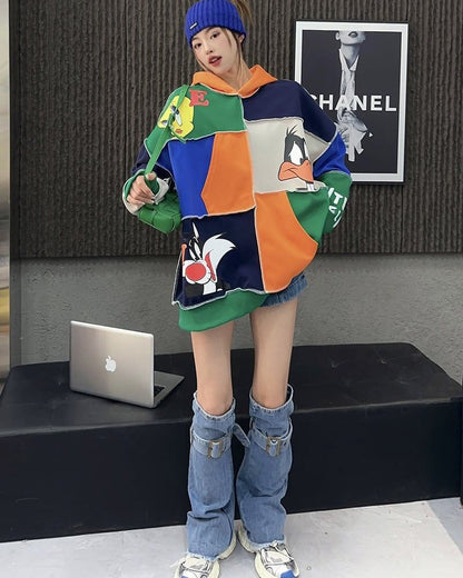 【ランキングNO.5】3回あと払い可能です！超人気  ファッション ルーズスウェットE-5622