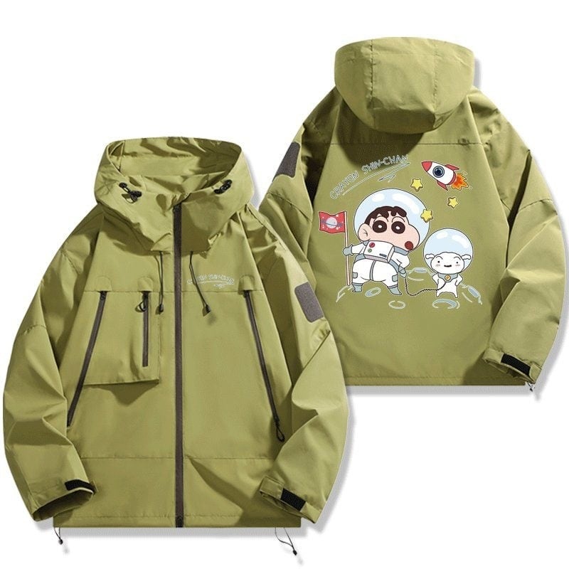 絶対欲しい 防寒  撥水加工 バックビッグロゴ 男女兼用 4色展開 マウンテンパーカー E-12700