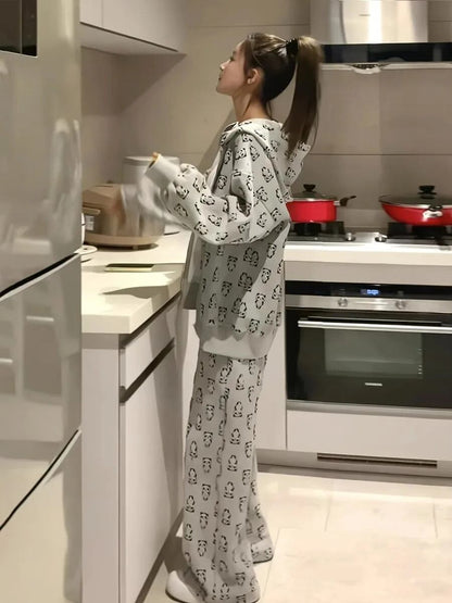 好感度UP 着心地良い おしゃれ度高め トップス+パンツセット E-10791