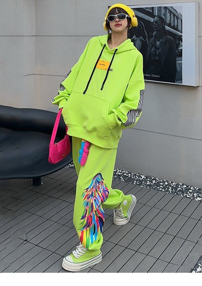 話題沸騰中 スタイルアップ 目を奪われる パーカー＋ショートパンツ セットアップE-9442