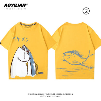 【人気ランキングNO.6】着回し力抜群　シンプル　おすすめ プリントロゴ 半袖 Tシャツ-A2632