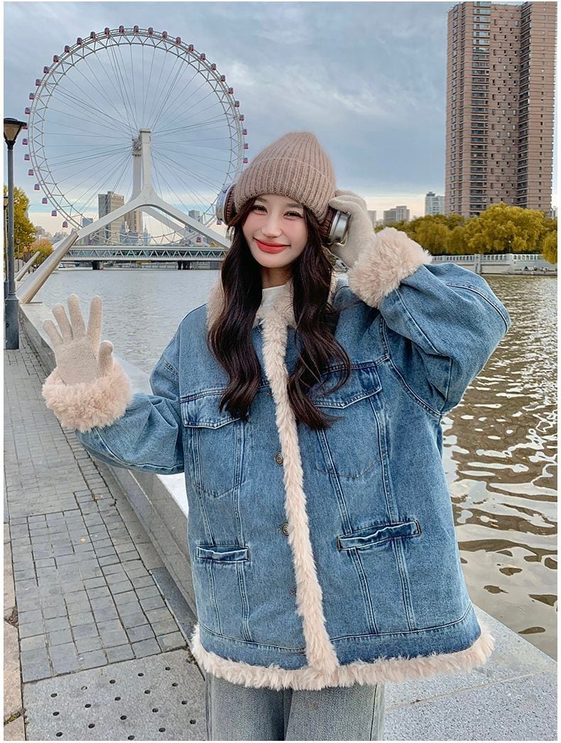 今季マストバイ 超人気  大人可愛い おしゃれ度高め スウィート  デニムジャケット E-12377