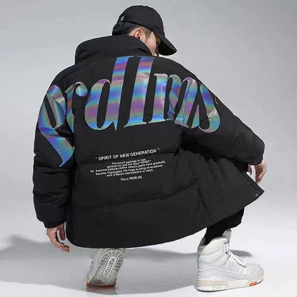 絶対流行 海外トレンド シンプル ダウンジャケットE-5893