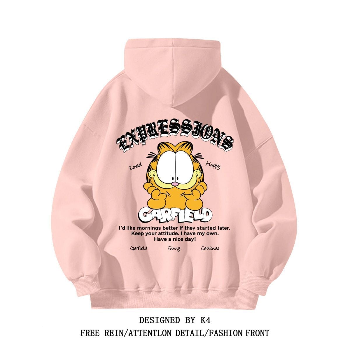 リッチ  話題沸騰中 カジュアル プリント 5色選択 男女兼用 パーカーE-12336