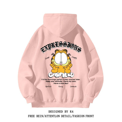 リッチ  話題沸騰中 カジュアル プリント 5色選択 男女兼用 パーカーE-12336