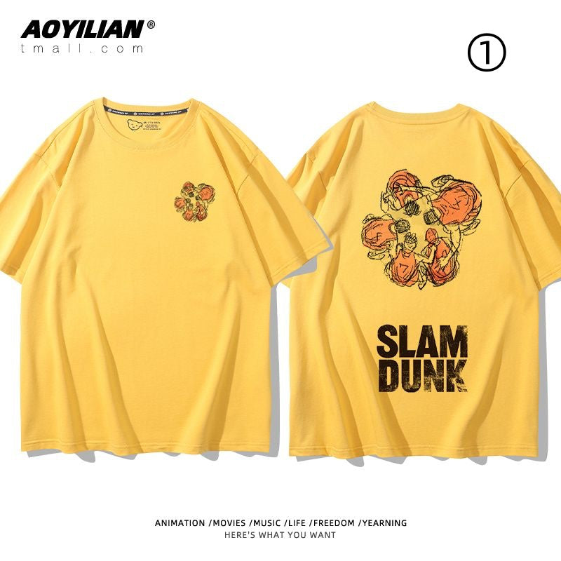 ファッション　着回し力抜群　おすすめ プリントロゴ 半袖 Tシャツ-A2534