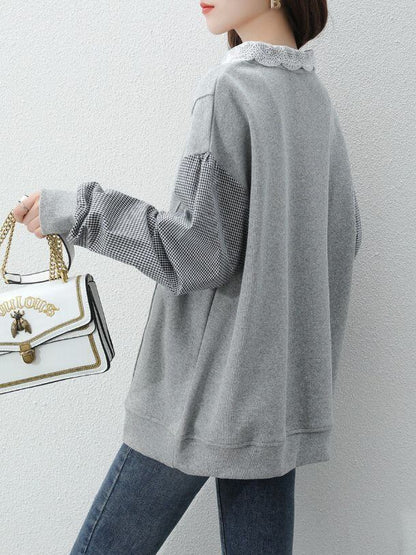 売り切れ必至 カジュアル 主役級 切り替え 3色選択 スウェット E-10898