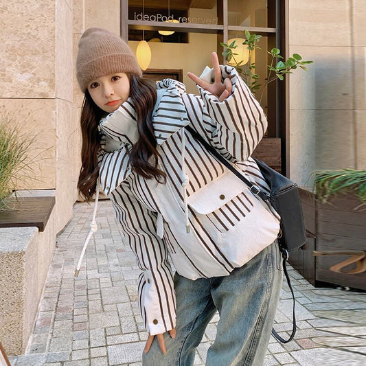 絶対流行 カジュアル 着心地良い キルティングダウンジャケット E-10062