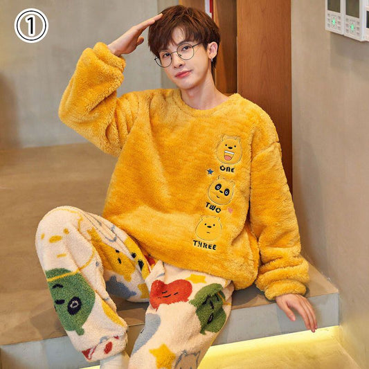 話題沸騰中 上質 絶対欲しい ファッション 着心地良い 3種選択 サンゴフリース パジャマ E-9780