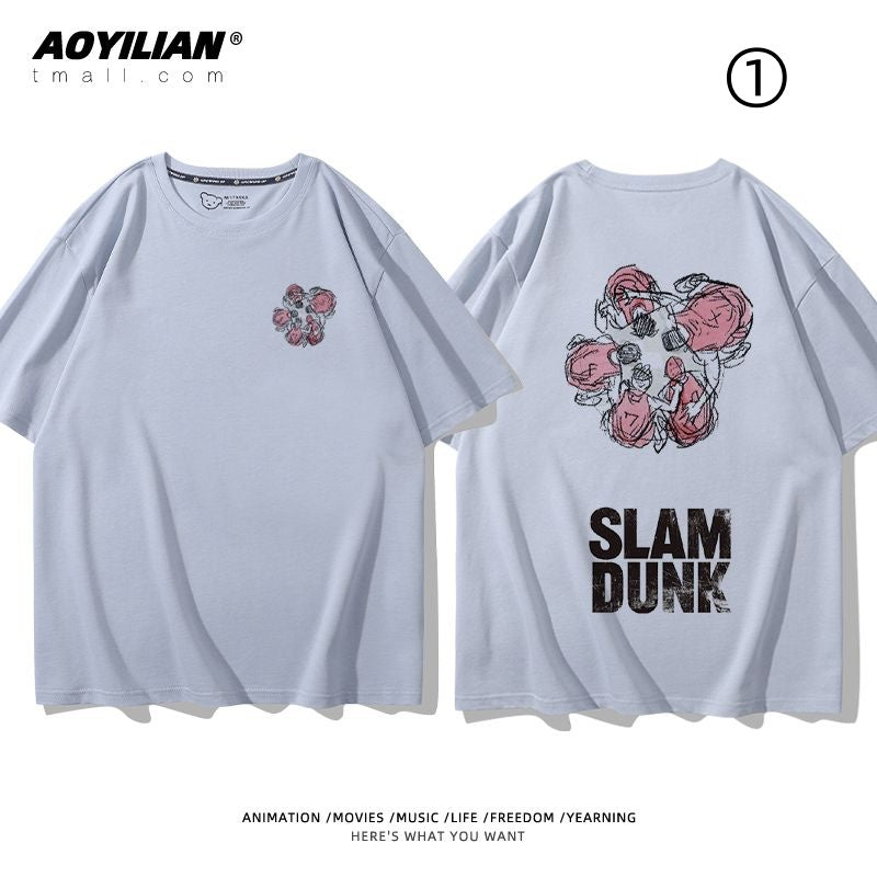 ファッション　着回し力抜群　おすすめ プリントロゴ 半袖 Tシャツ-A2534