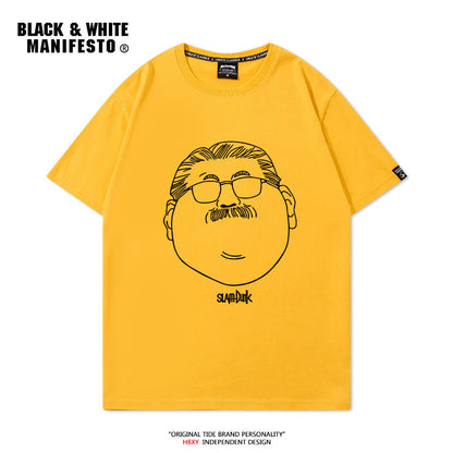 【人気ランキングNO.2】早い者勝ち　好感度UP おすすめ プリントロゴ　半袖 Tシャツ-A2356