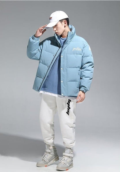 絶対流行 海外トレンド シンプル ダウンジャケットE-5893