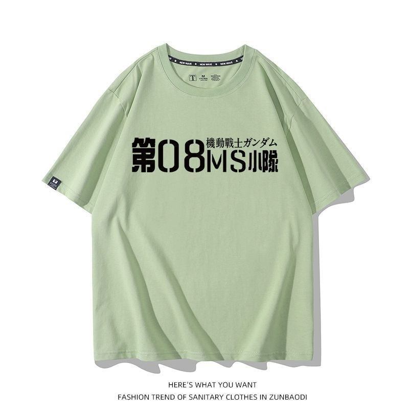 好感度100％  おすすめ プリントロゴ 半袖 Tシャツ-A2685