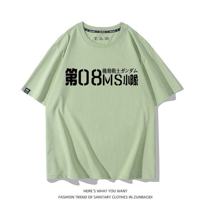 好感度100％  おすすめ プリントロゴ 半袖 Tシャツ-A2685