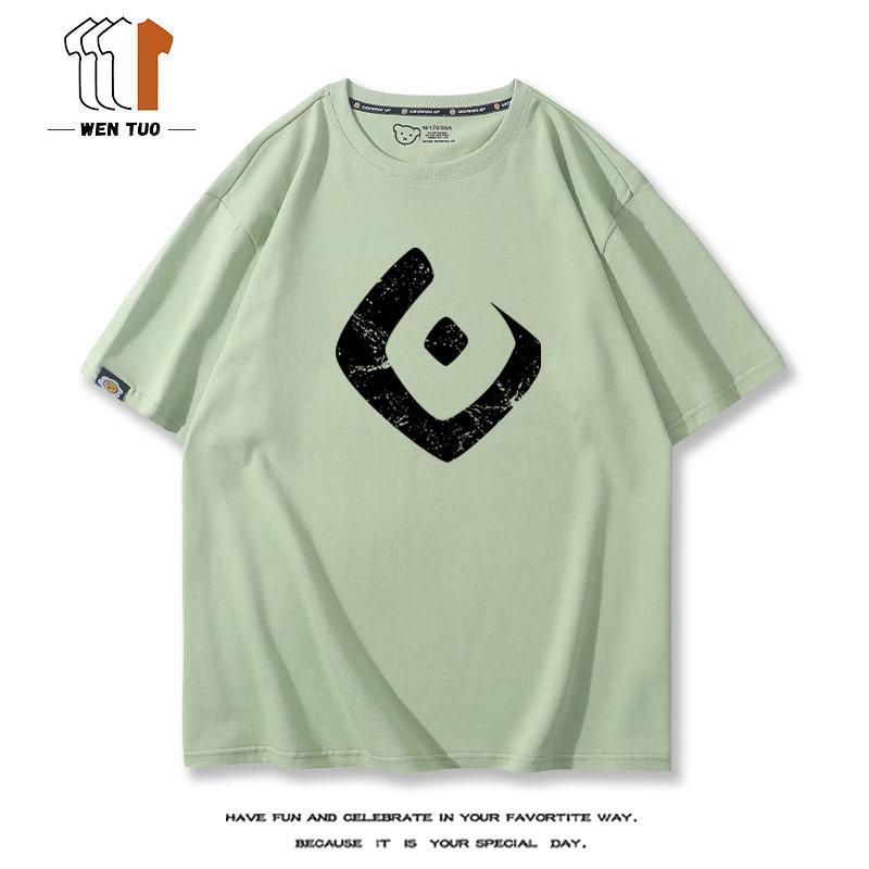 好感度UP  売れ筋   おすすめ プリントロゴ 半袖 Tシャツ-A2504