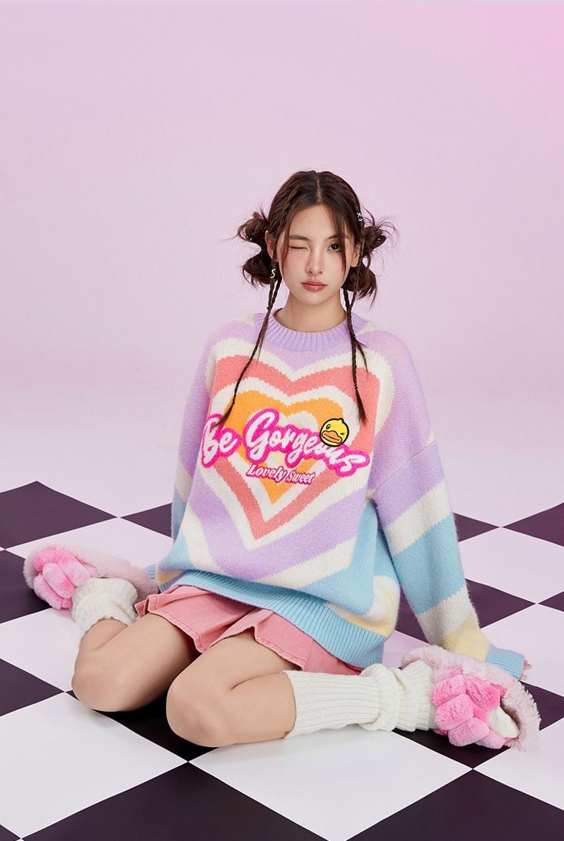 美人度アップ 個性的なデザイン トレンドアイテム  スウェット E-12299