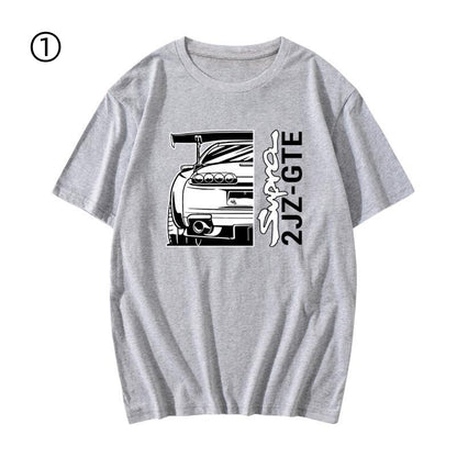 ファッション プリントロゴ 半袖 Tシャツ-A2403