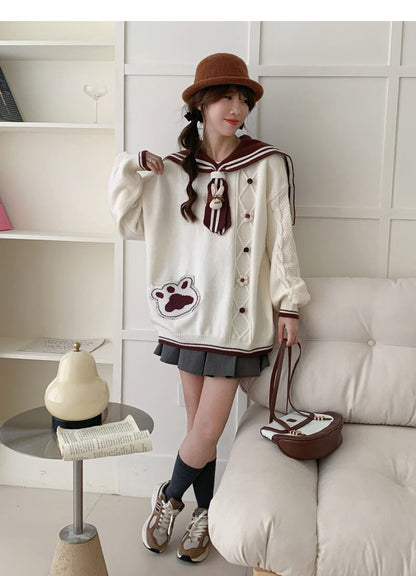 話題沸騰中 スタイルアップ アクティブも綺麗も叶う 切り替え 2色選択ニットトップスE-9877