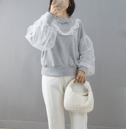 大人可愛い 早い者勝ち 絶対流行 カジュアル 2色選択 スウェットE-10974