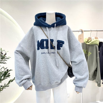 絶対欲しい 海外トレンド ルーズ  スウェットins-6084