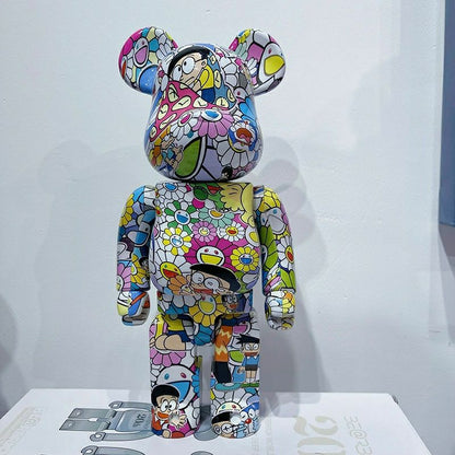 ベアブリック BE@RBRICK Bearbrick Plated 400% Set フィギュア　 置物 キャラクターおもちゃ 大人 プレゼント A324