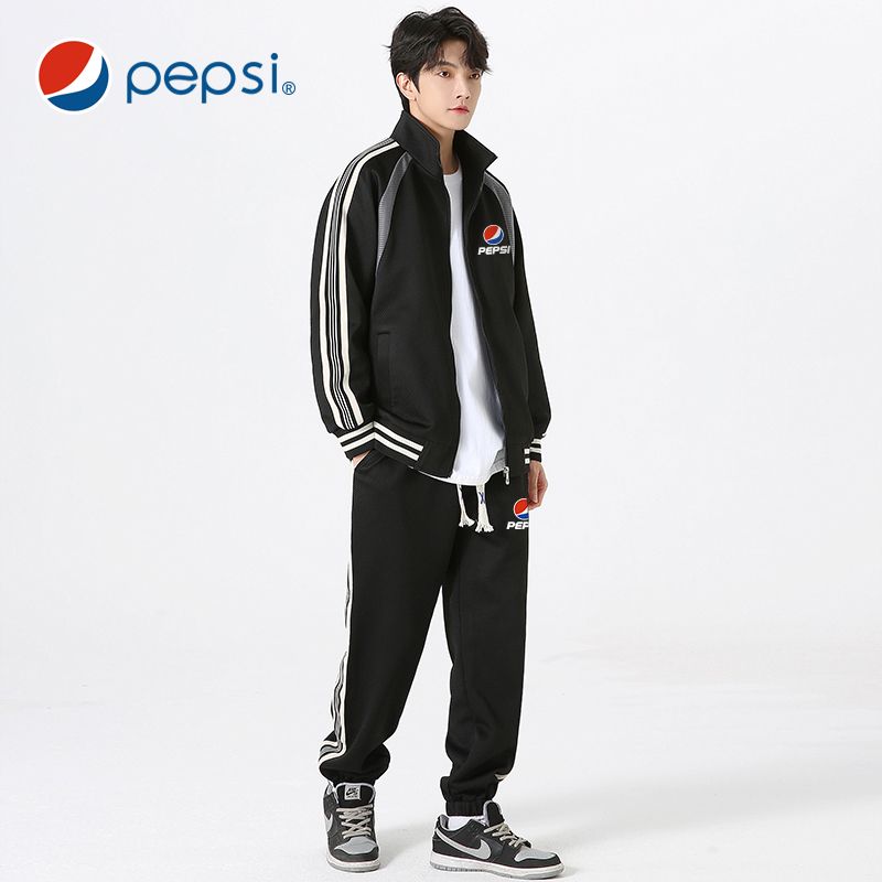 PEPSIセットアップ ジャージ+パンツ ブラック/ホワイト＜A286＞ – instokyo