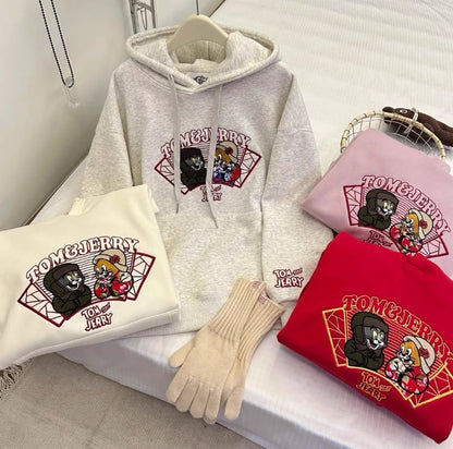 【裏起毛】超人気 ファッション スウィート 刺繍 パーカーins-6357